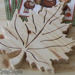 Dessous de plat "feuille"