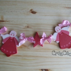 Ribambelle d'anges de Noël