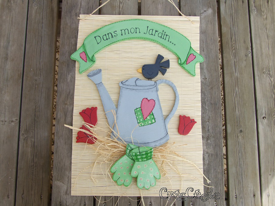 Pancarte "Dans mon jardin"