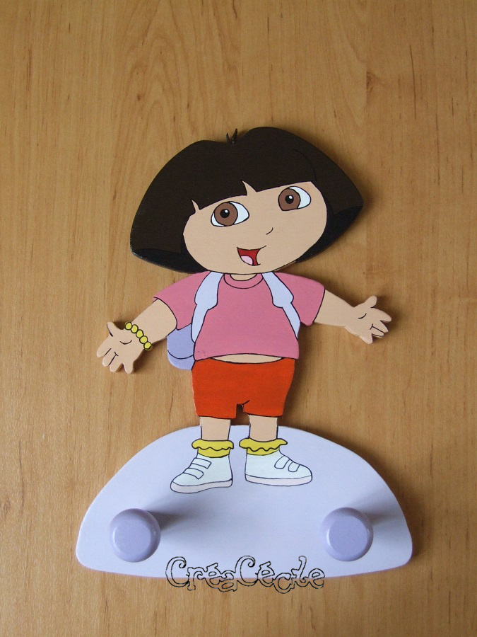 Patère Dora l'exploratrice