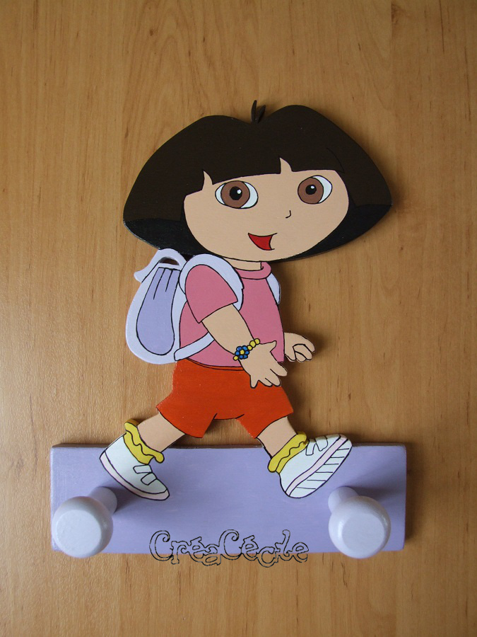 Patère Dora l'exploratrice
