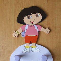 Patère Dora l'exploratrice