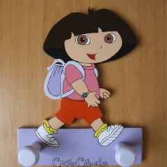 Patère Dora l'exploratrice